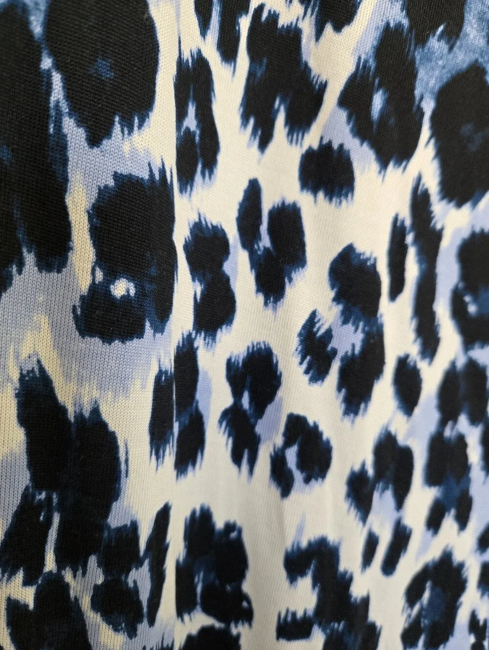 Diane Von Furstenberg DVF New Julian Silk Jersey Wrap Dress Size 12 Snow Cheetah - Picture 9 of 15
